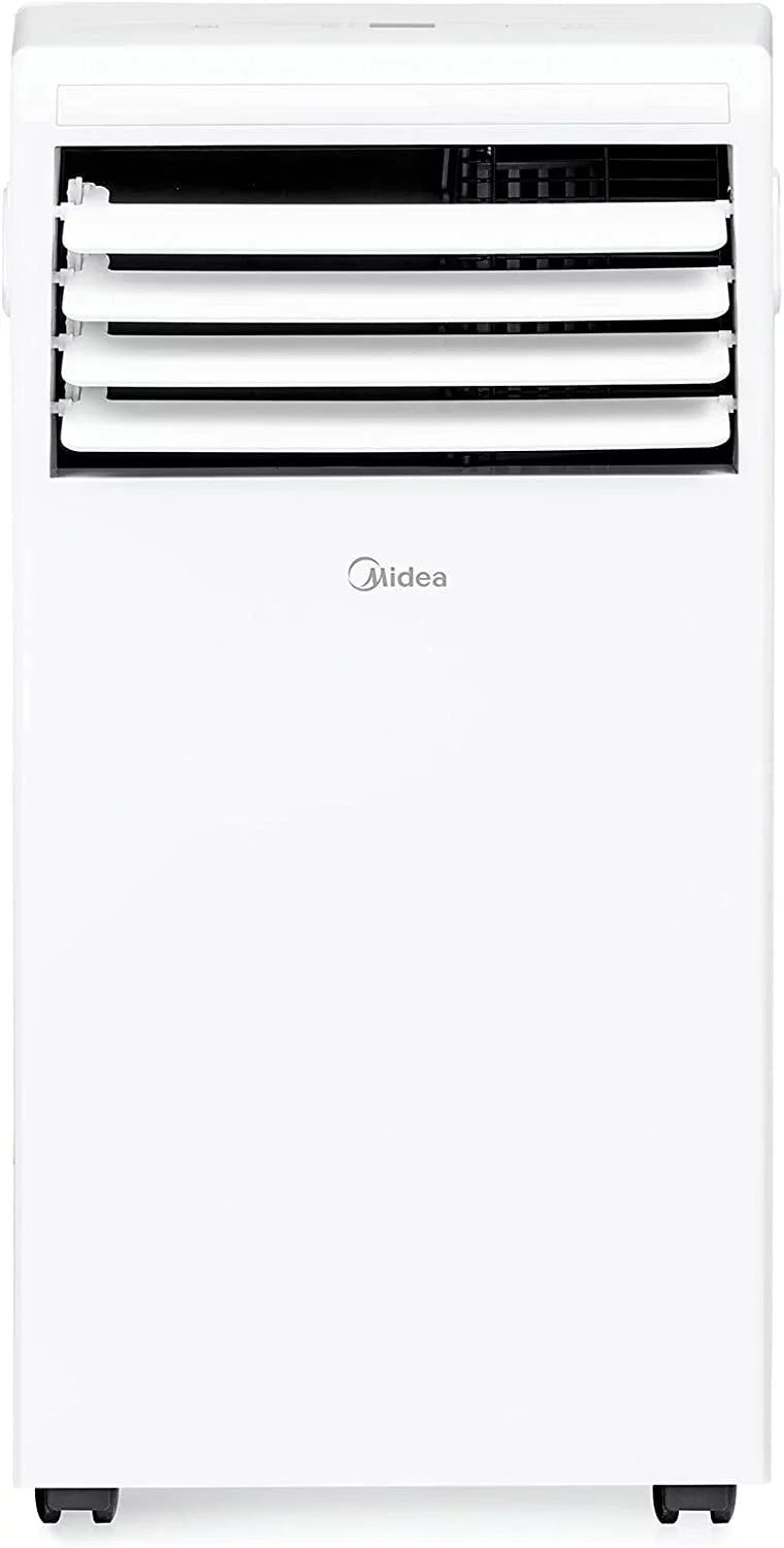 Restored Midea 5,000 BTU (8,000 BTU ASHRAE) 115V Portable Air Conditioner with Comfort Sense Remote, White (Factory Refurbished)