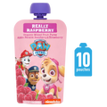 PAW Patrol Really Raspberry Organic Toddler Food, Mixed Fruit, 3.5 oz Pouch, 10 Count