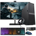 Restored Gaming Desktop, Core i5 8th Gen, TechMagnet Heera, GT 1030 Graphics, 16GB RAM, 240GB SSD | 1TB HDD, MTG New 24 Inch Monitor, RGB Keyboard Mouse, Headphone, Webcam, WiFi, Win11 Pro (Renewed)