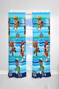 PAW Patrol Kids Bedroom Curtain Panel Set, Set of 2, 63 Length, Blue