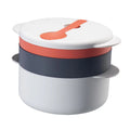 Microwave Oven Vegetable Steamer with Lid Vegetables Food Cooker -