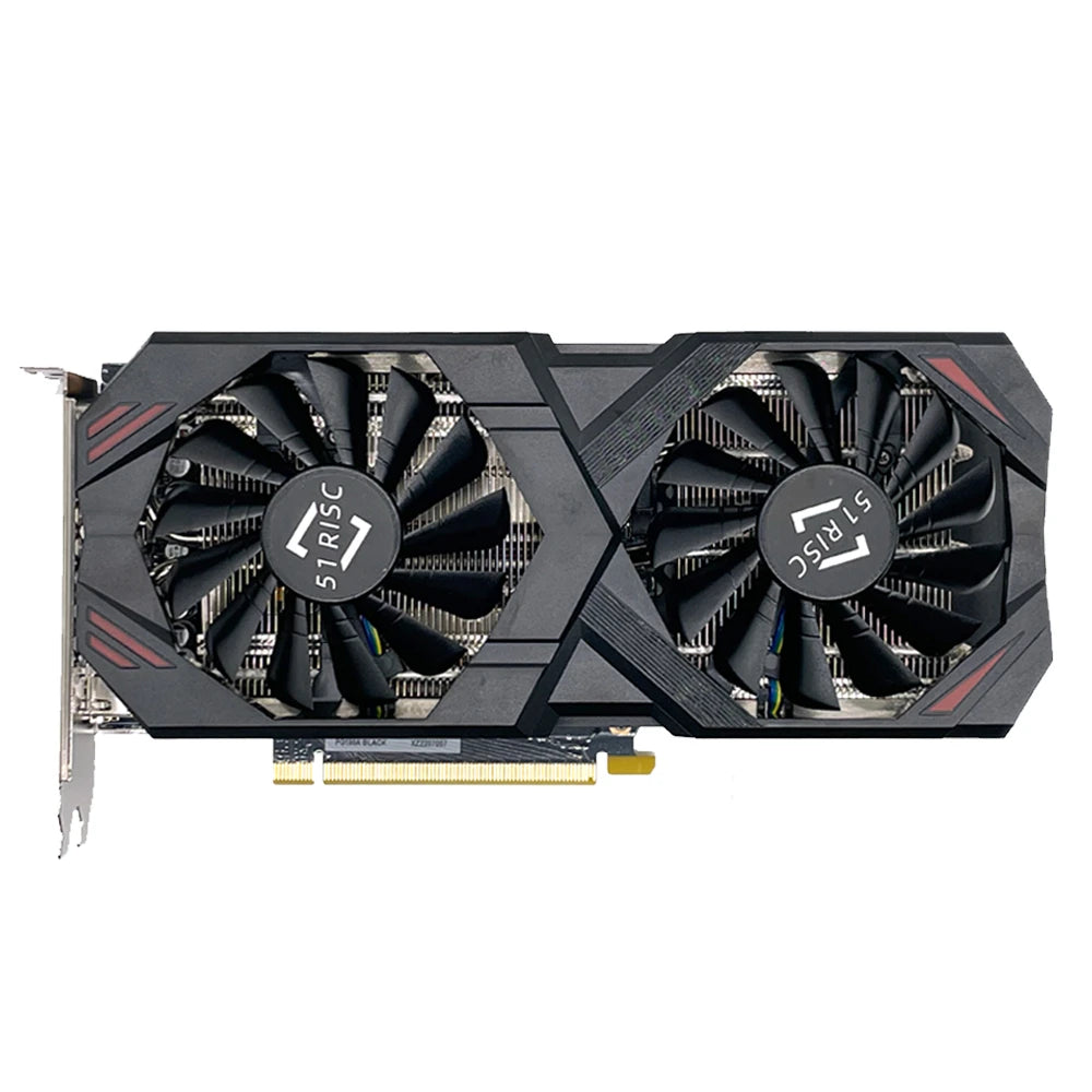 51RISC GTX1660Ti 6GB Graphics Card GDDR6 192Bit PCI Express 3.0x16 1750MHz 1536units gtx1660ti Gaming 6G Video Card GPU