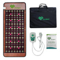PHYMAT Large Size Far Infrared Heating Pad - Hot Stone Jade Tourmaline - 67x27 Red Light Infrared Heating Mat for Full Body - Jade Heating Pad with Auto Shut Off - Overheat Protection,Smart Control
