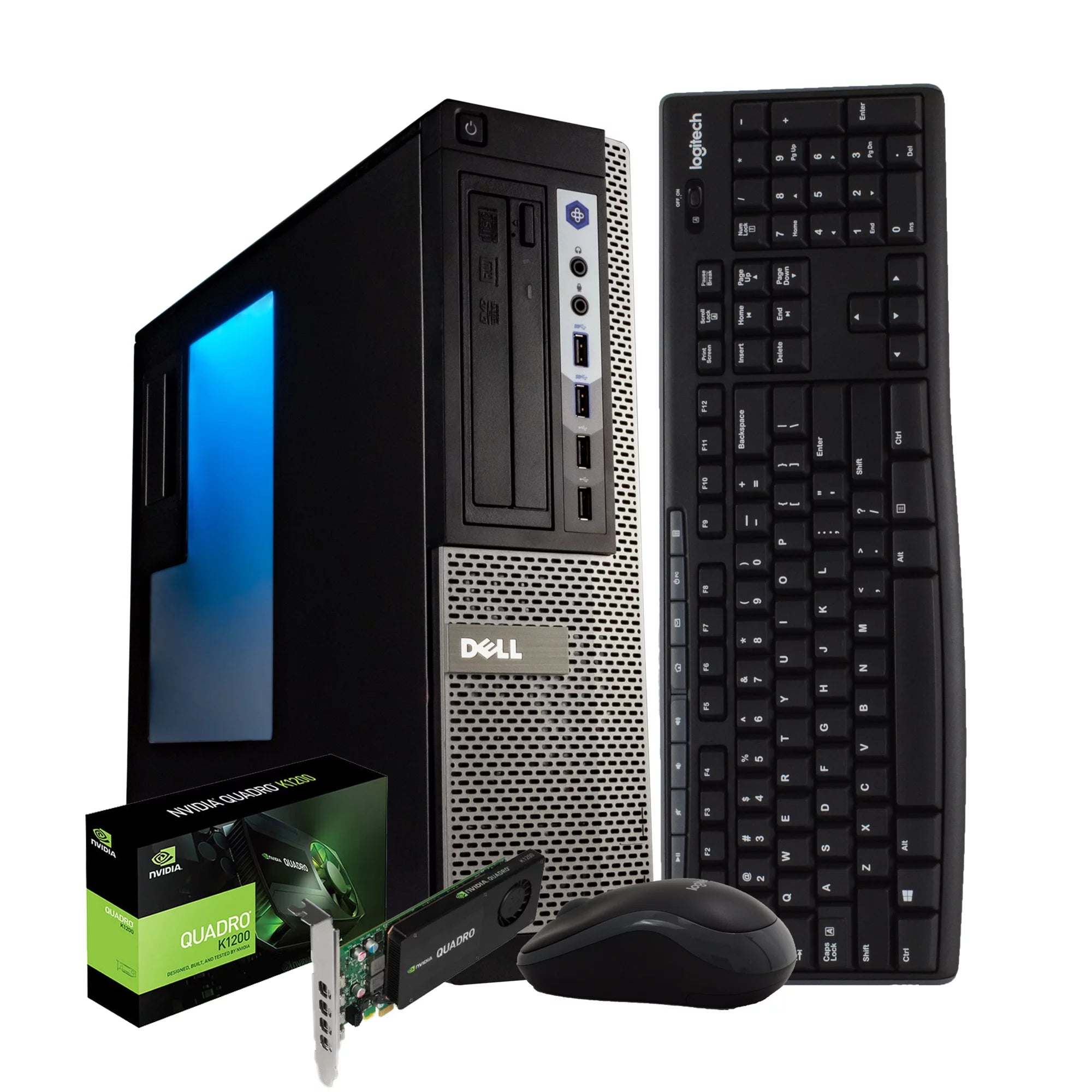 Restored Dell Workstation Computer Desktop PC For Editing and Design Intel Core i5 4th Gen, NVIDIA Quadro K1200 4GB, 1TB SSD + 2TB HDD Additional Storage, 32GB DDR3 RAM, WIFI, Windows 10 (Refurbished)