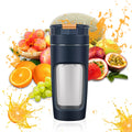 Small Portable Juicer Crushed Ice Electric Juicer, Portable Juicer Cup 4piece Juicer Electric Juicer Cup USB Charging Travel Juicer Cup Electric Mini Liquidizer Suitable For Home Outdoor And Sports