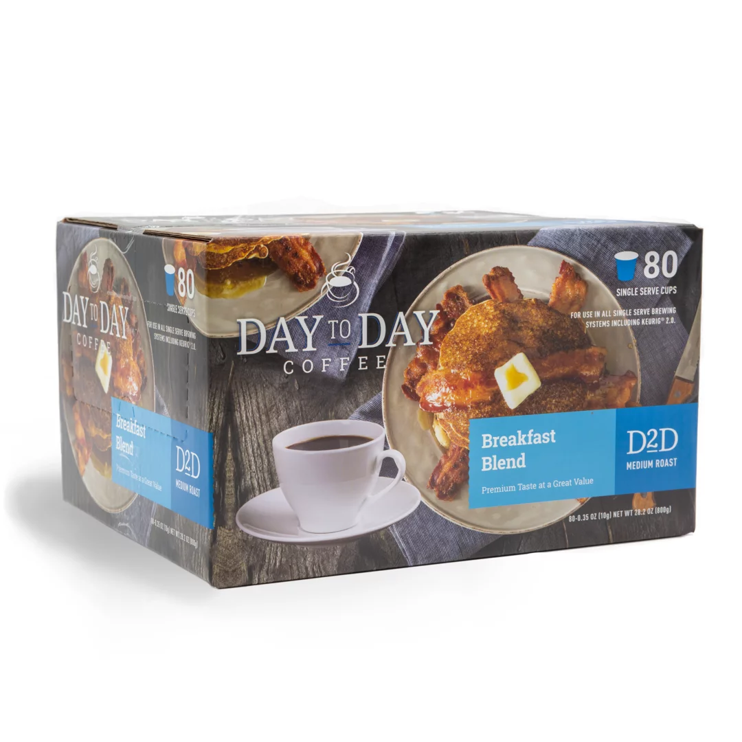 Day to Day Breakfast Blend Coffee 80ct Single Serve Cups