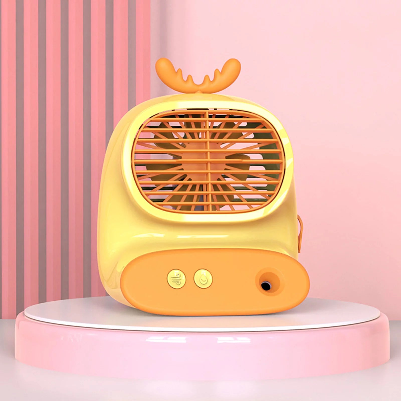 Back to School Savings! Feltree Kids Portable Aired Conditioner Fan Rechargeable Evaporative Portable Aired Cooler Humidifier 3 Speed SB-C Portable Aired Conditioner for Bedroom Office
