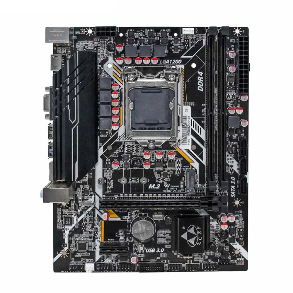 Walmeck H410 Gaming Motherboard 2666MHz Frequency LGA1200( 10th Gen) Compatible with Core i3/i5/i7/i9 &  Celeron/Pentium