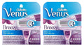Gillette Venus Breeze Refill Razor Blade Cartridges, 8 Count (2 Packs of 4 Ct/each)