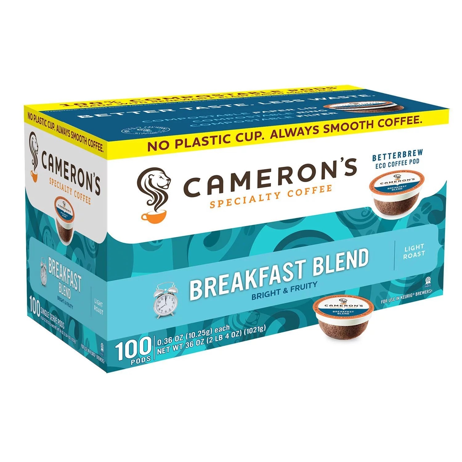Cameron's Coffee Single-Serve Cups, Breakfast Blend (100