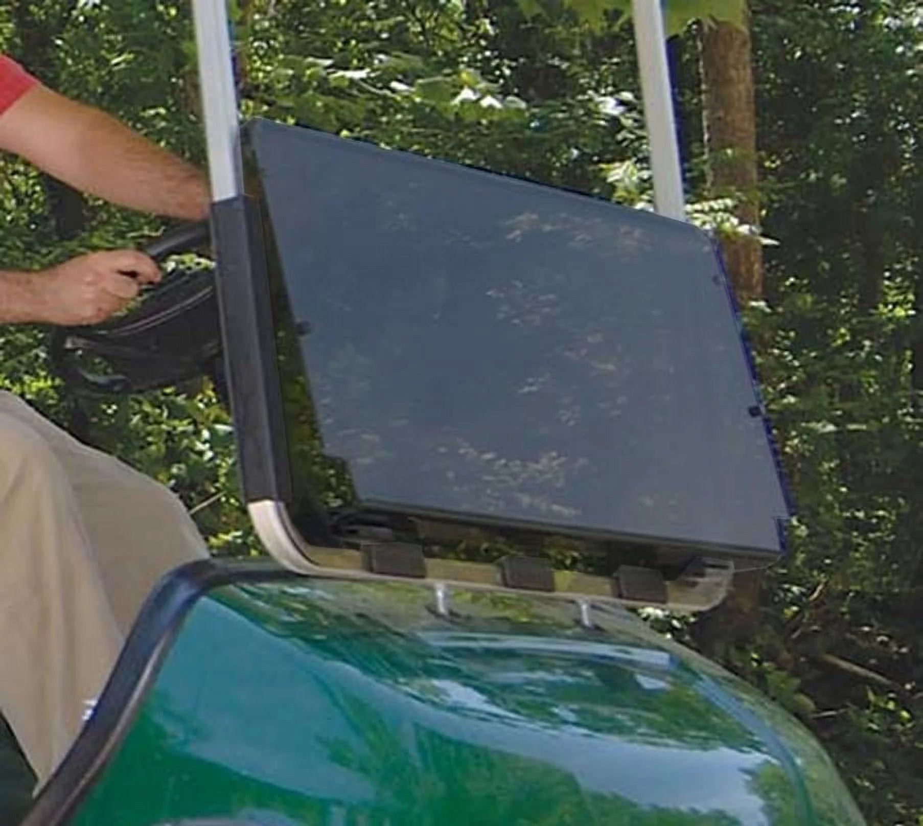 YAMAHA G14/G16/G19 Golf Cart ALL AMERICAN? Folding Flip Windshield-Tinted/Clear