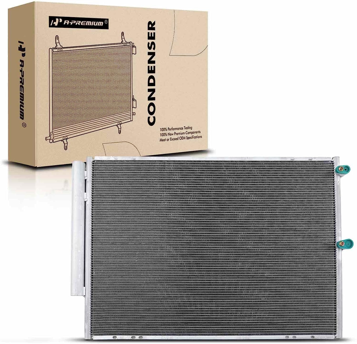 A-Premium Air Conditioning A/C Condenser Compatible with Lexus RX330 2004-2006 3.3L, Replace# 8846048040, 8846048041