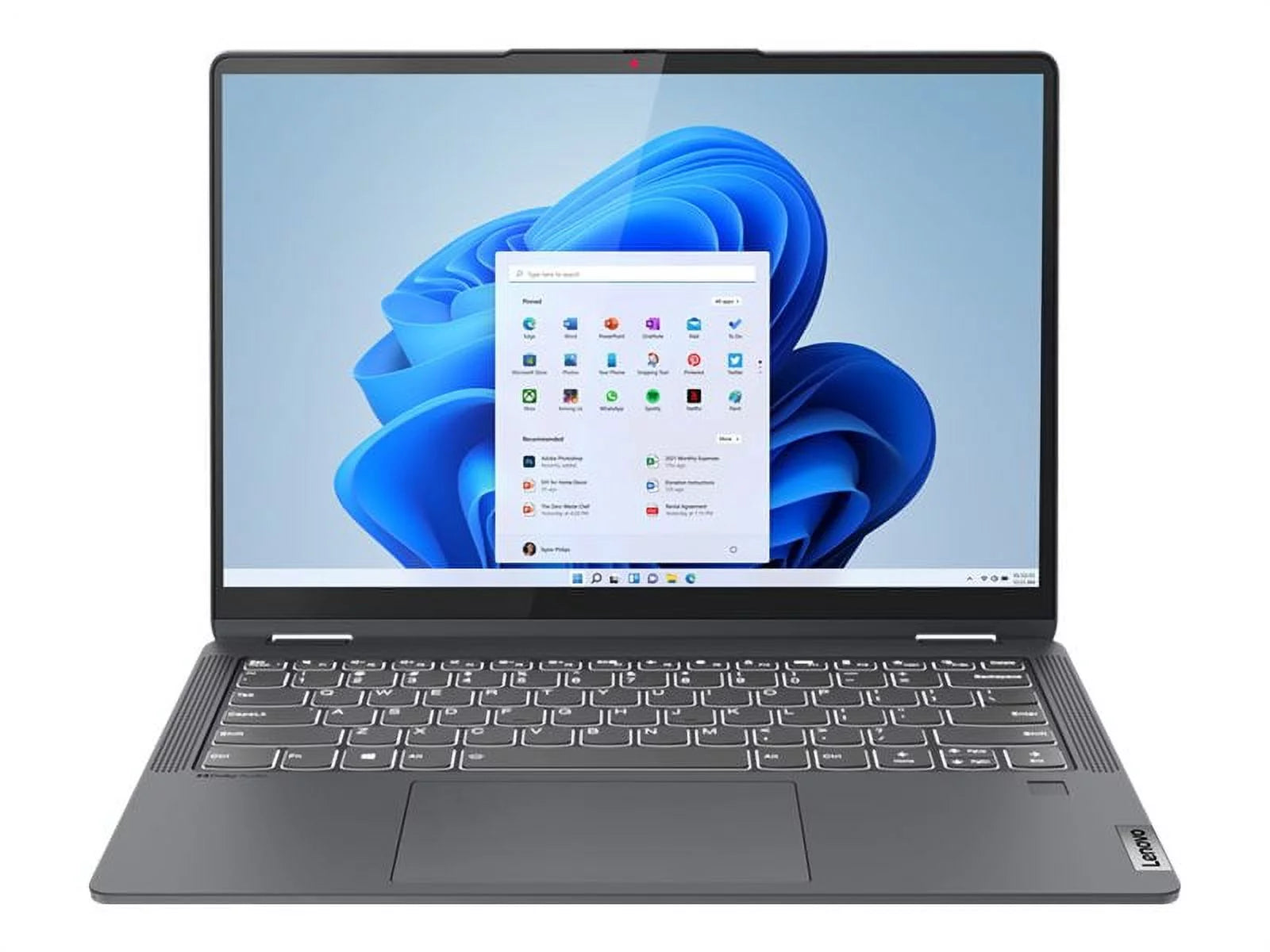 Lenovo IdeaPad Flex 5 14IAU7 82R7 - Flip design - Intel Core i5 1235U / 1.3 GHz - Win 11 Home - Iris Xe Graphics - 16 GB RAM - 512 GB SSD NVMe - 14 IPS touchscreen 1920 x 1200 - Wi-Fi 6 - storm gray - kbd: US
