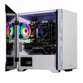 Velztorm Tempix CTO mATX Gaming Desktop PC White (Intel i5-10400F 6-Core, 16GB DDR4, 512GB PCIe SSD + 1TB HDD (3.5), GeForce RTX 3060 12GB, WiFi 5, Bluetooth, RGB Fans, 750W PSU, Win 10 Home)