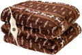 Tefici Electric Heated Blanket Throw,Super Cozy Soft Flannel 50 x 60 Heated Throw with 3 Fast Heating Levels & 4 Hours Auto Off,Machine Washable,ETL&FCC Certification,Home Office Use,Moose