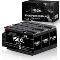 OfficeWorld 950XL Ink Cartridges Black compatible for OfficeJet Pro 8600 8610 8615 8620 8630 8660, 3-Pack