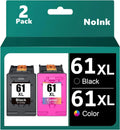 Ink 61 Ink Cartridge Combo Pack Replacement for HP Ink 61 HP 61 Ink Cartridge Combo Pack Printer Ink HP 61 for Envy