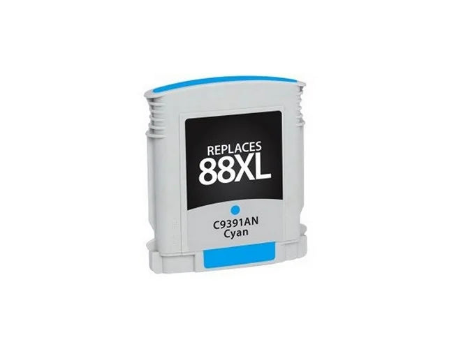 PrinterDash Replacement for OfficeJet Pro K550/K5400/K8600/L7400/L7500/L7550/L7650/L7700/L7780 Cyan High Yield Inkjet (1700 Page Yield) (NO. 88XL) (C9391AE)