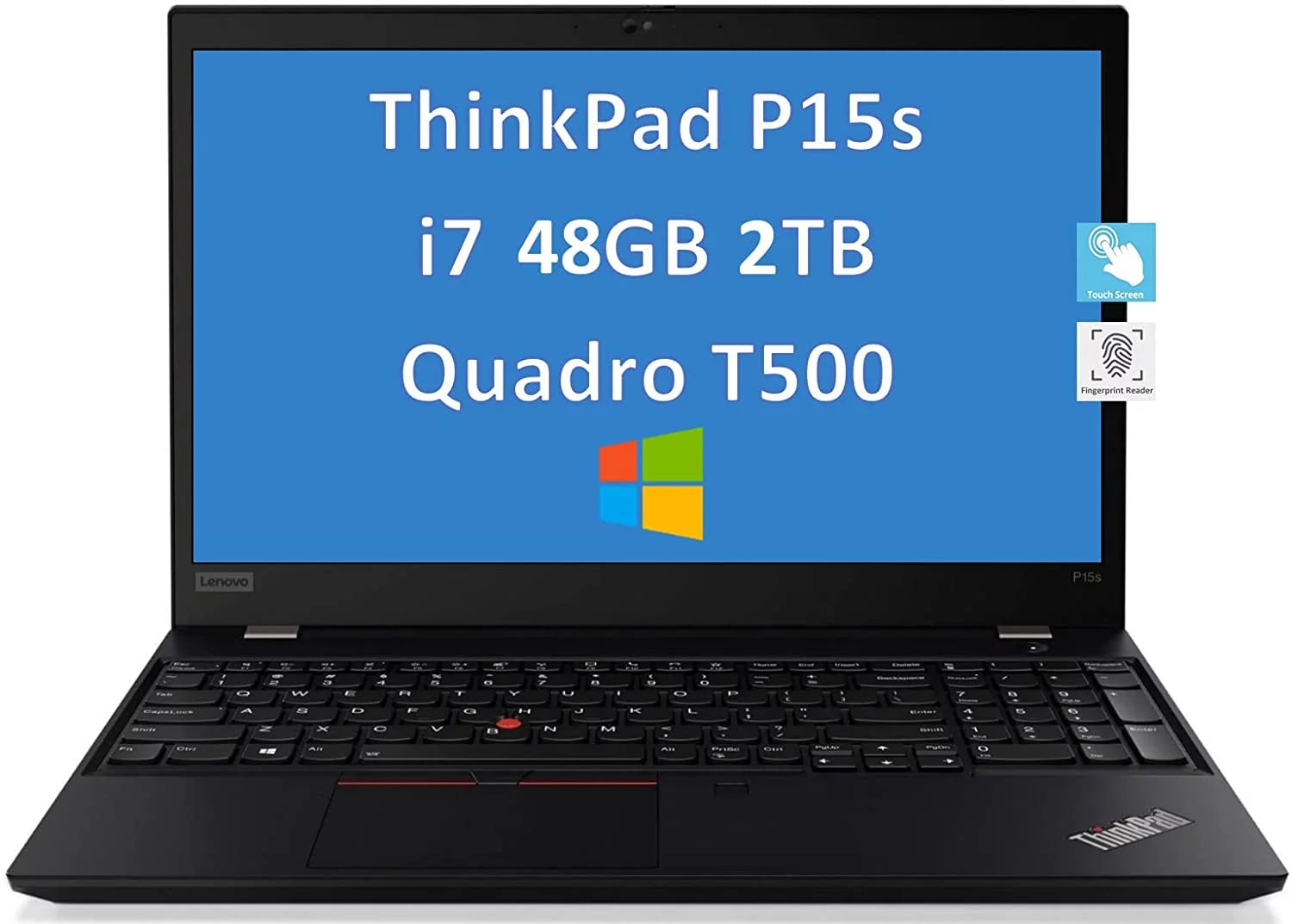 Lenovo ThinkPad P15s 15.6 FHD Touchscreen (Intel 4-Core i7-1165G7, 48GB RAM, 2TB SSD, Quadro T500) Mobile Workstation Laptop, Backlit, Fingerprint, 2 x Thunderbolt 4, 3-Year Warranty, Windows 10 Pro