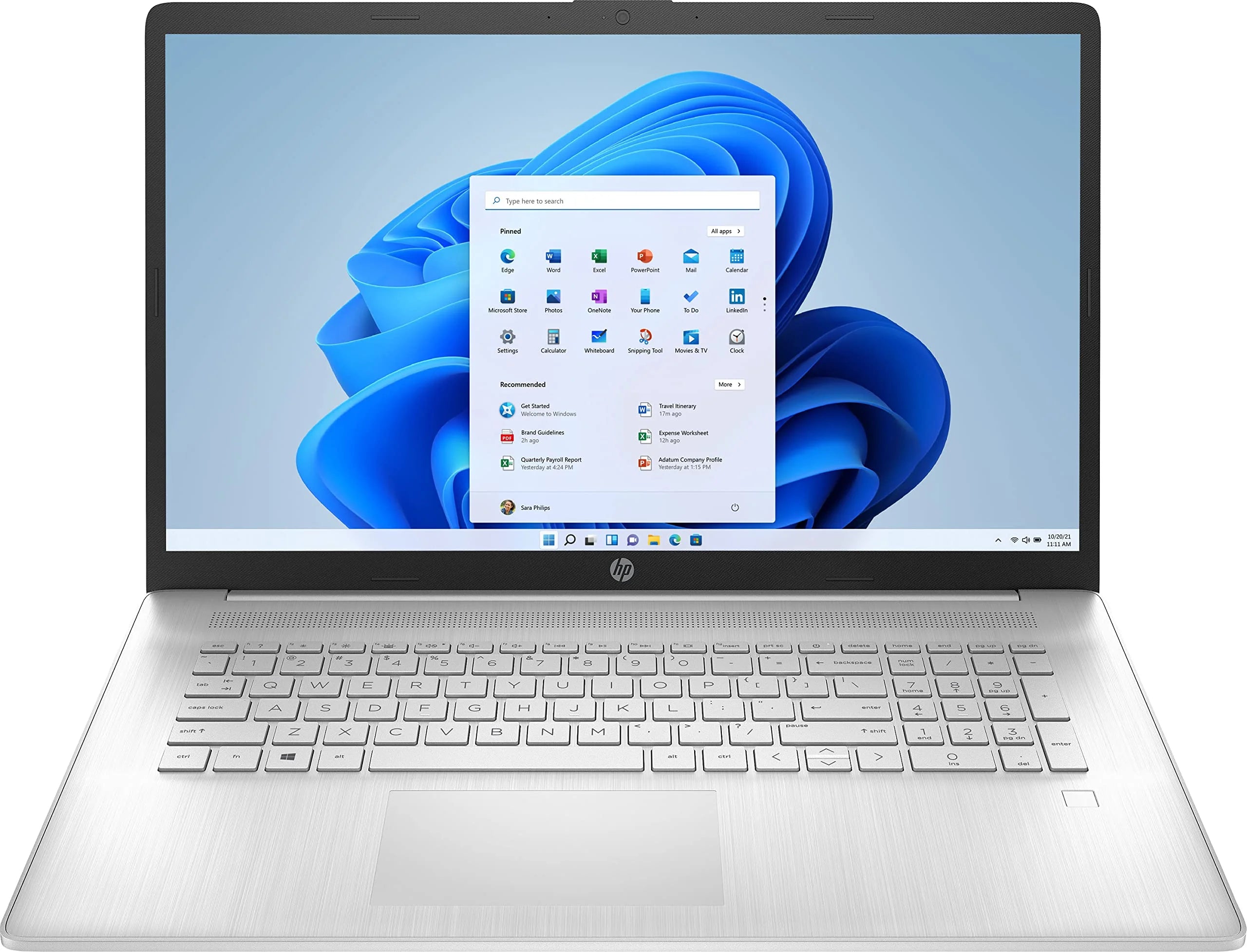 HP Latest 17.3 HD Laptop, 11th Generation Intel(r) Core(tm) i3-1115G4, 16GB DDR4 RAM, 512GB SSD+1TB HDD,WiFi, Bluetooth, Webcam,Natural Silver,Windows 10 Home