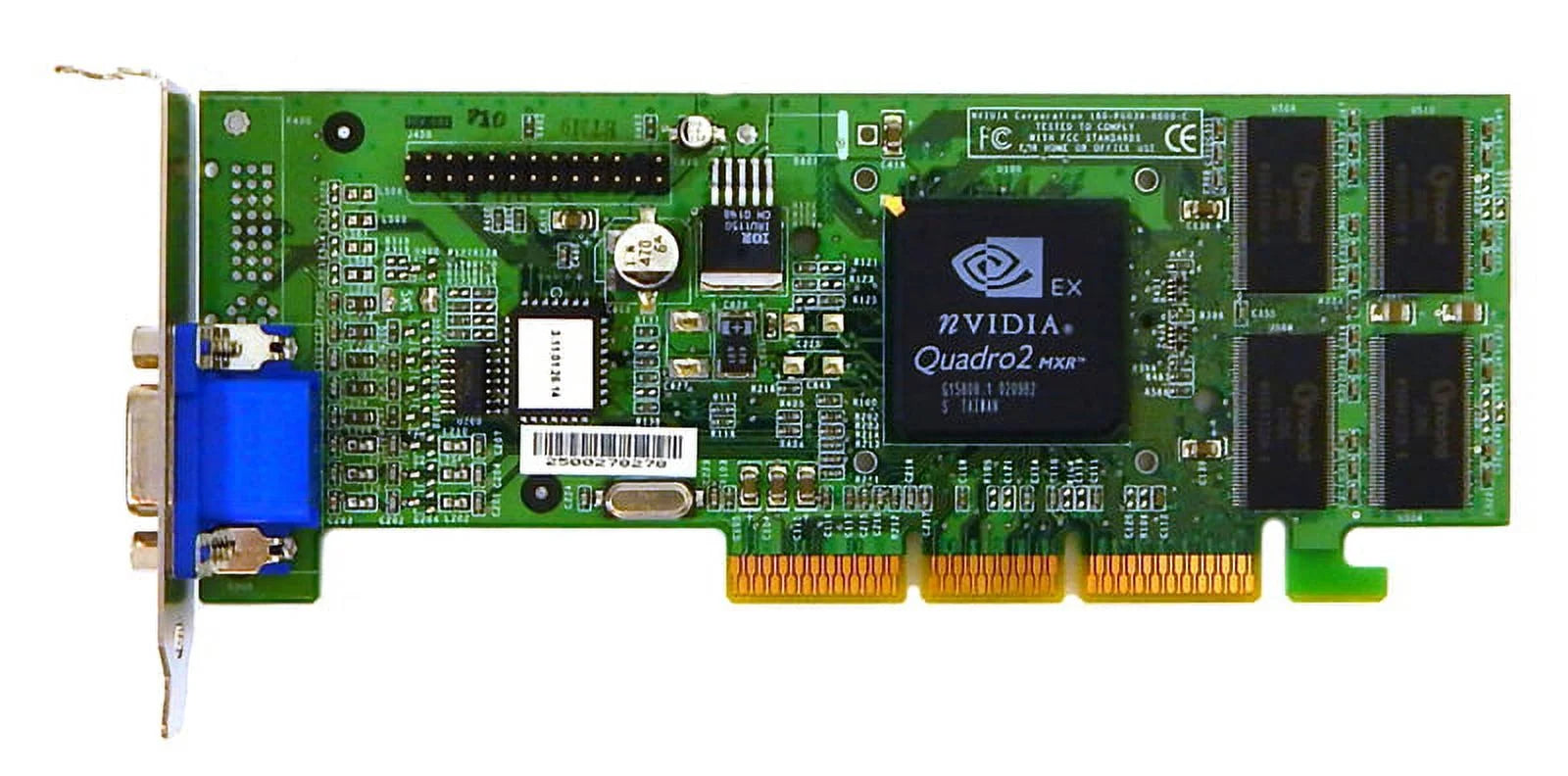 IBM 32MB Quadro2 MXR VGA AGP Short Bracket Card 25P6589 nVidia VGA Video Card