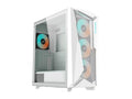 GIGABYTE C301 GLASS WHITE - White Mid Tower PC Gaming Case, Tempered Glass, USB Type-C, 4x ARBG Fans Included (GB-C301GW)