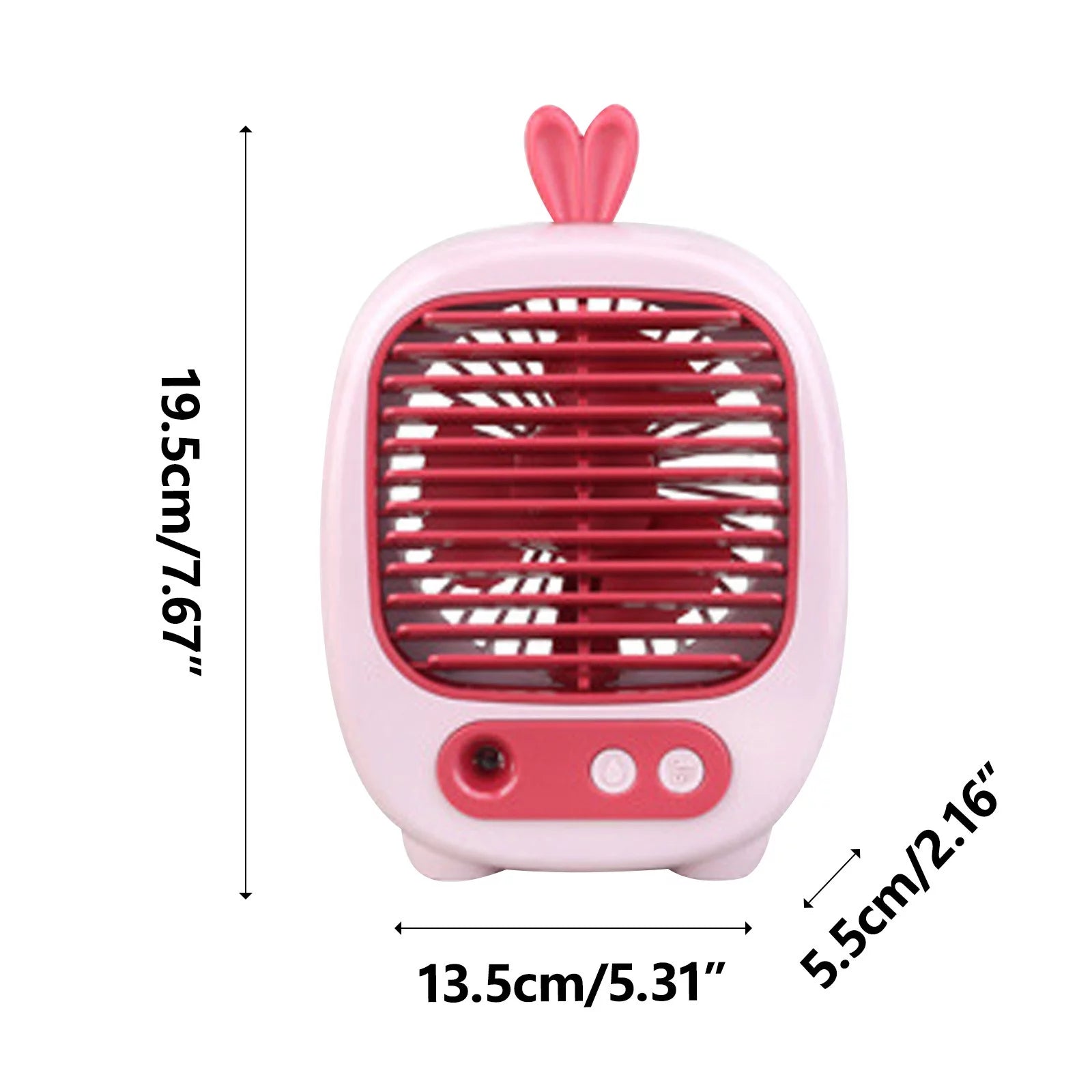 Back to School Savings! Feltree Kids Portable Aired Conditioner Fan Rechargeable Evaporative Portable Aired Cooler Humidifier 3 Speed SB-C Portable Aired Conditioner for Bedroom Office