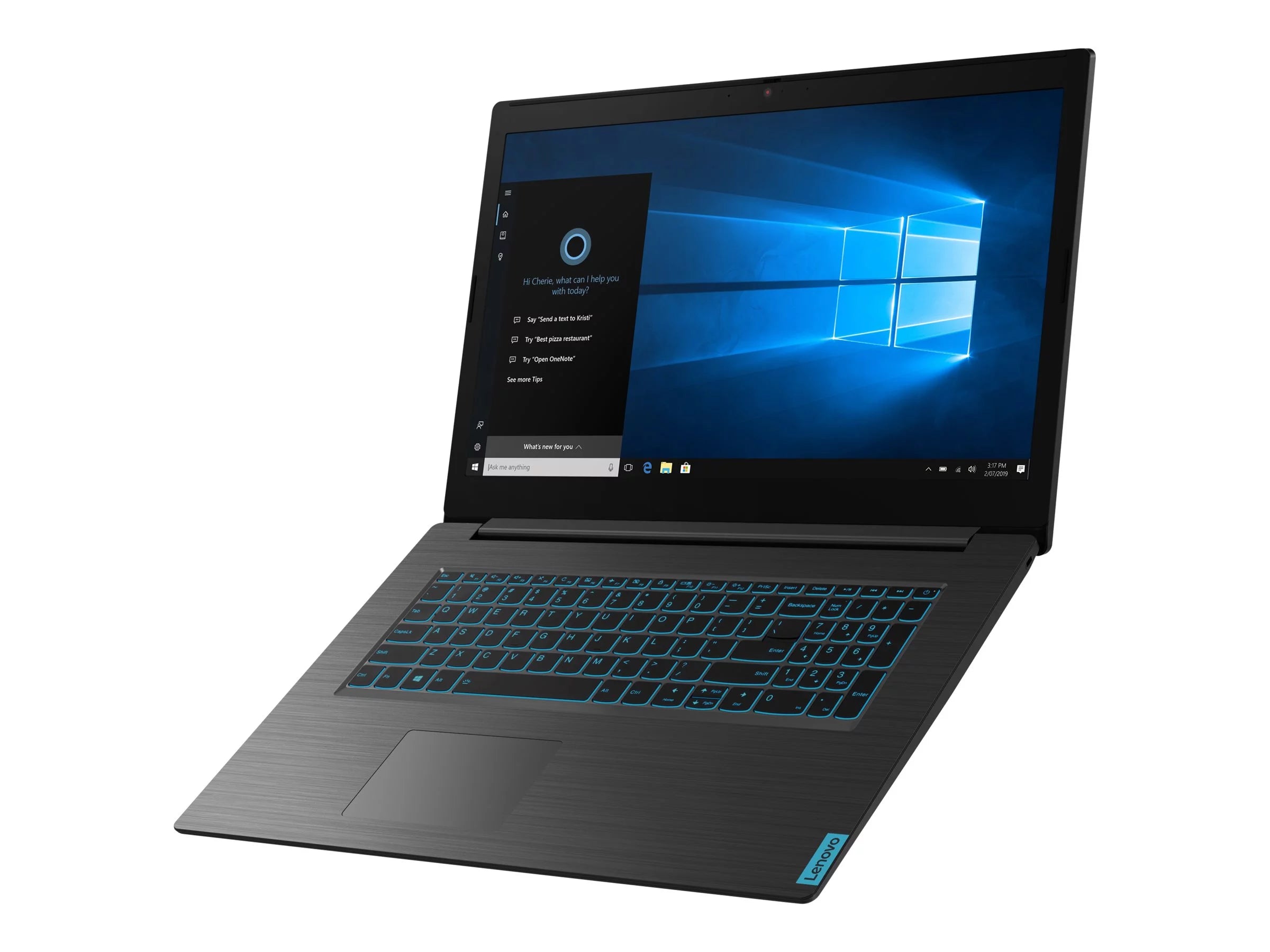 Lenovo IdeaPad L340-17ICH 17.3 FHD Gaming Laptop, Intel Core i7, 8GB RAM, NVIDIA GeForce GTX 1650 4GB, 128GB SSD, Windows 10, Black, 81LL0002US