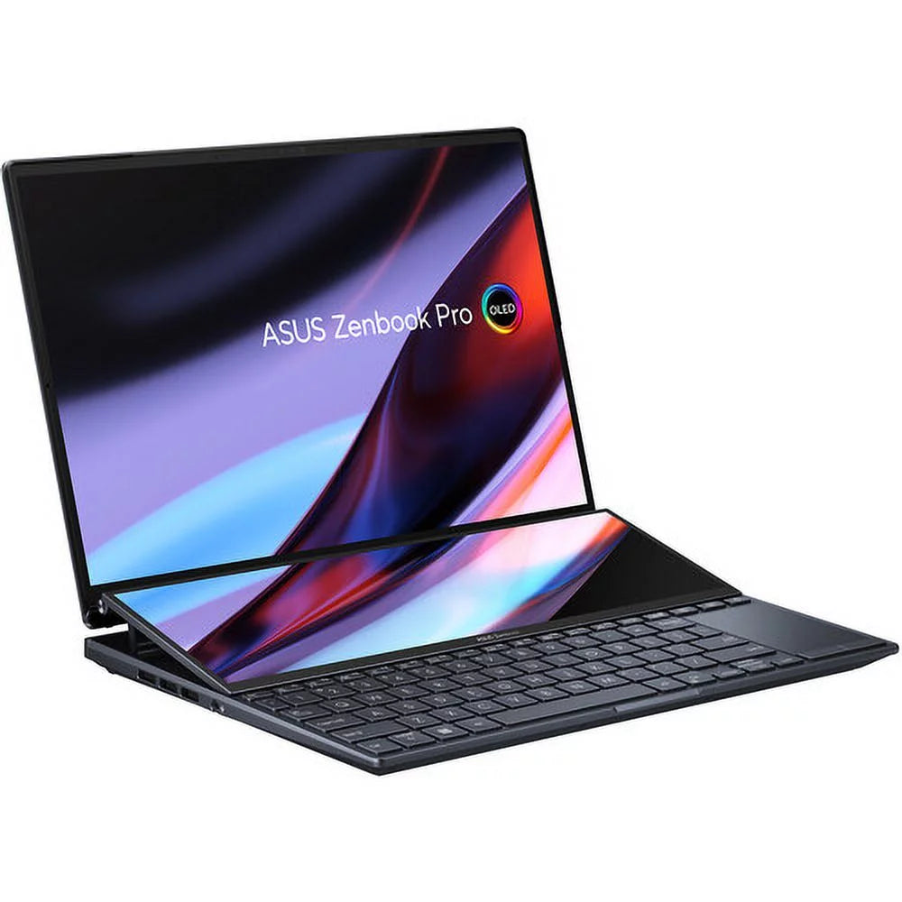 Restored Asus ZenBook Pro 14 Duo UX8402ZE-DB74T 14.5 OLED 2880x1800 Touch Laptop Intel Core i7-12700H 2.3 GHz 16GB LPDDR5 1TB SSD RTX 3050 Ti W11H (Refurbished)