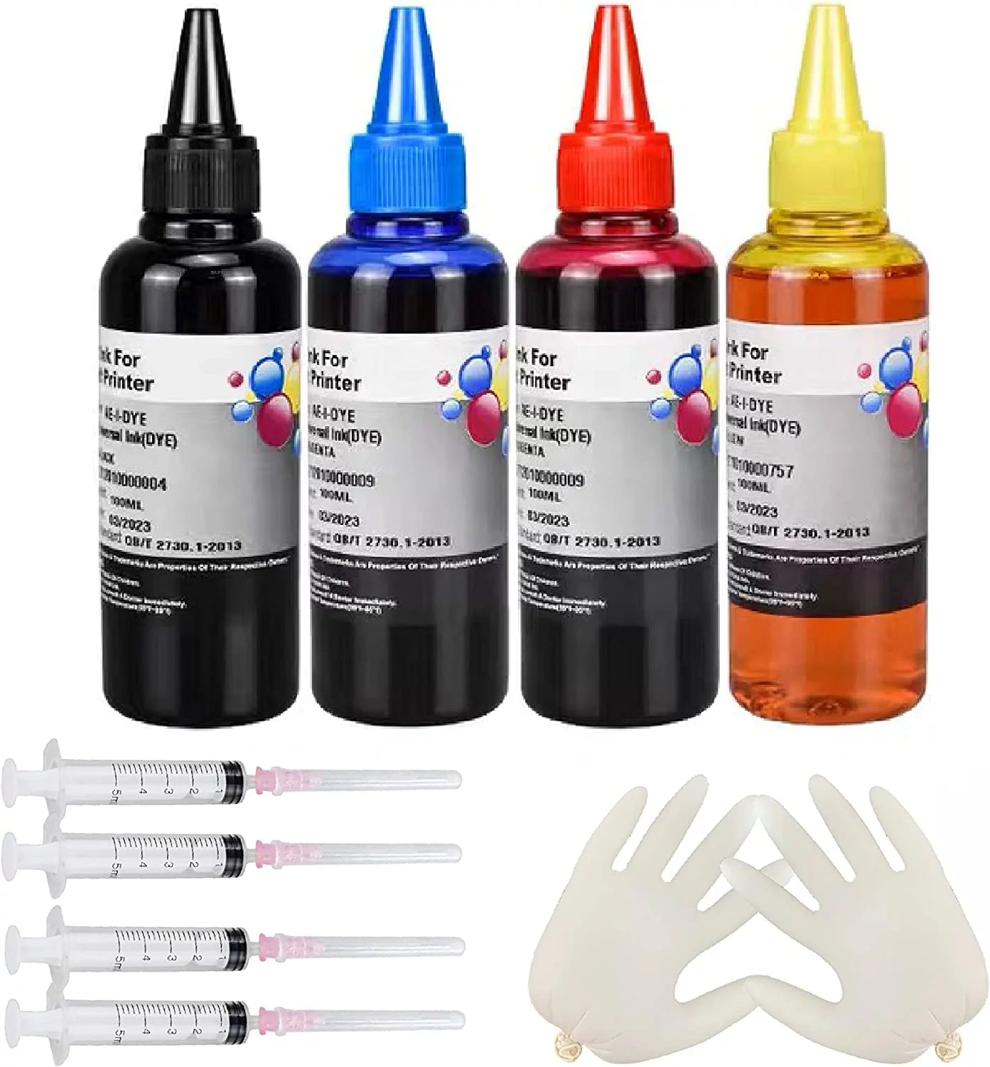 Ink Refill Kit for HP 60 61 63 64 65 902 932 952 950 951 564 Refillable Ink Cartridge for HP Envy 4500 4520