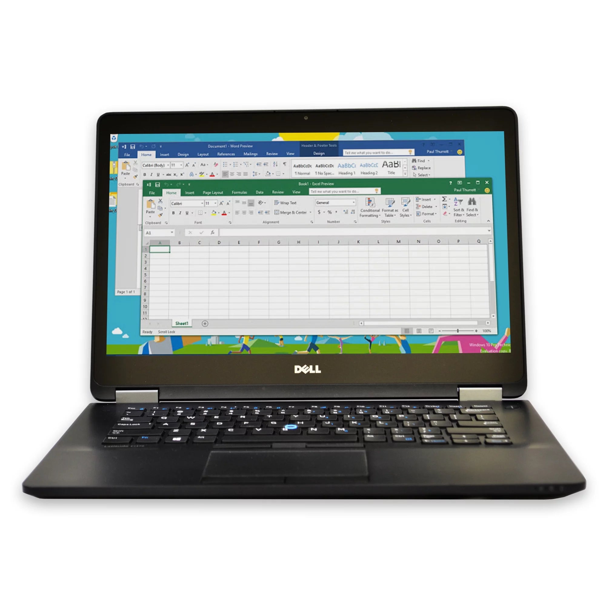 Dell Latitude E7470 14 Laptop, Intel Core i5, 16GB RAM, 120GB SSD, Windows 10 Professional, Black