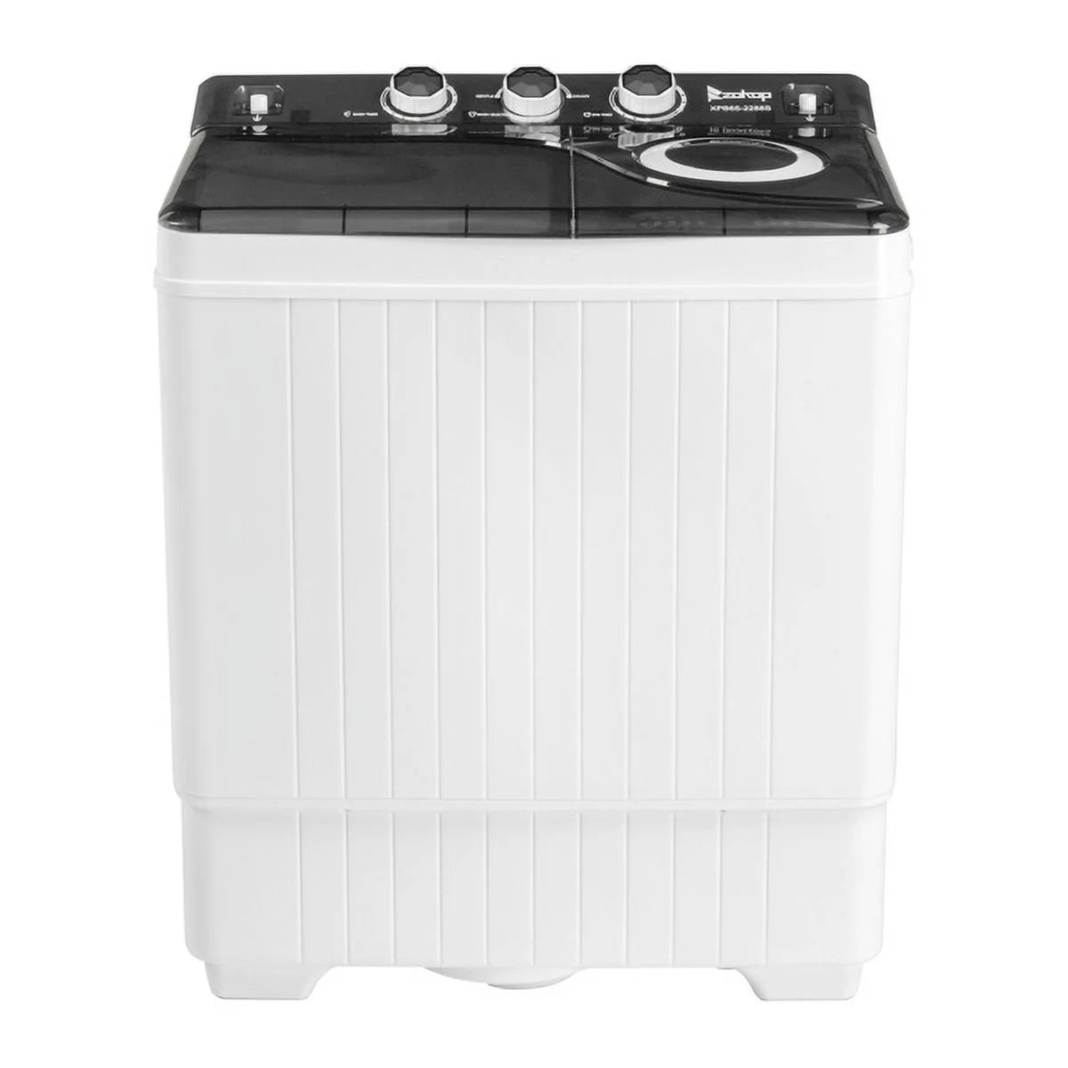 SYTHERS 2 in 1 White Portable Washing Machine, Twin Tub Washing and Spining Combo Machine, 26LBS Portable Washer for Apartment, Dorms, Camping