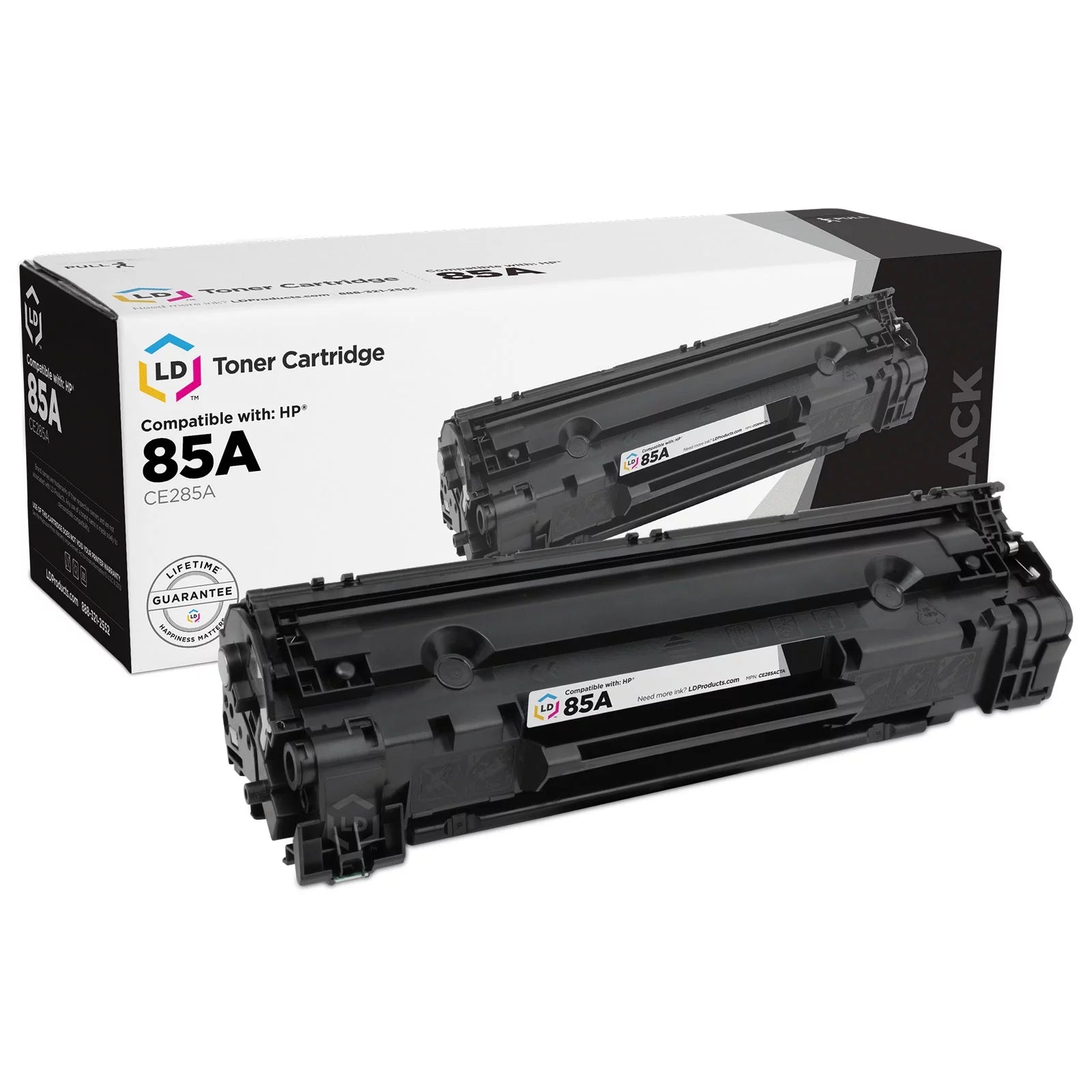 Compatible Toner Cartridge for HP 85A CE285A Black LaserJet Pro M1132 M1138 M1139 M1212nf M1217nfw MFP M1219nf P1102 P1109W, 1,600* Page Yield