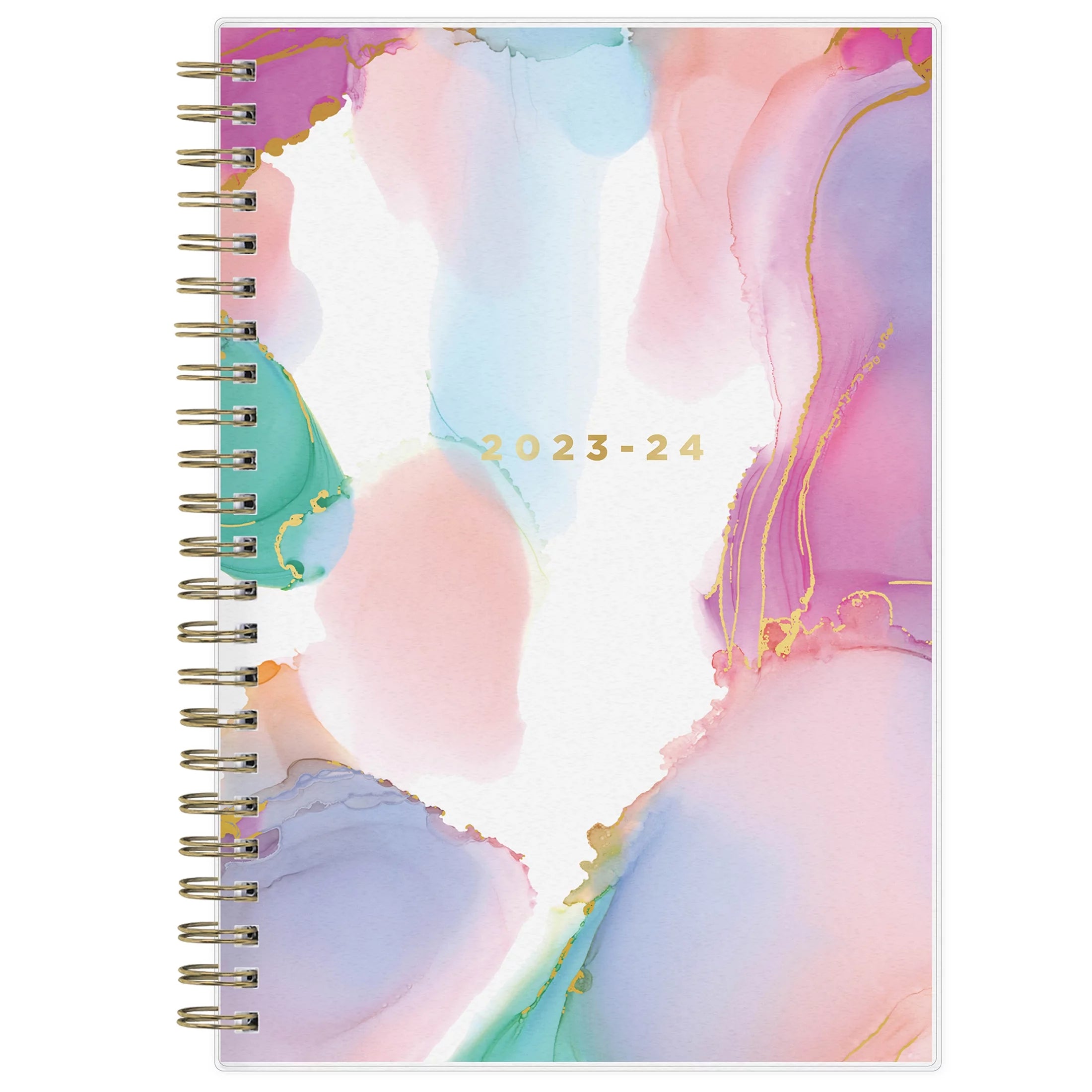 2023-2024 Weekly Monthly Planner, 5x8, Ashley G for Blue Sky, Multi Color Smoke