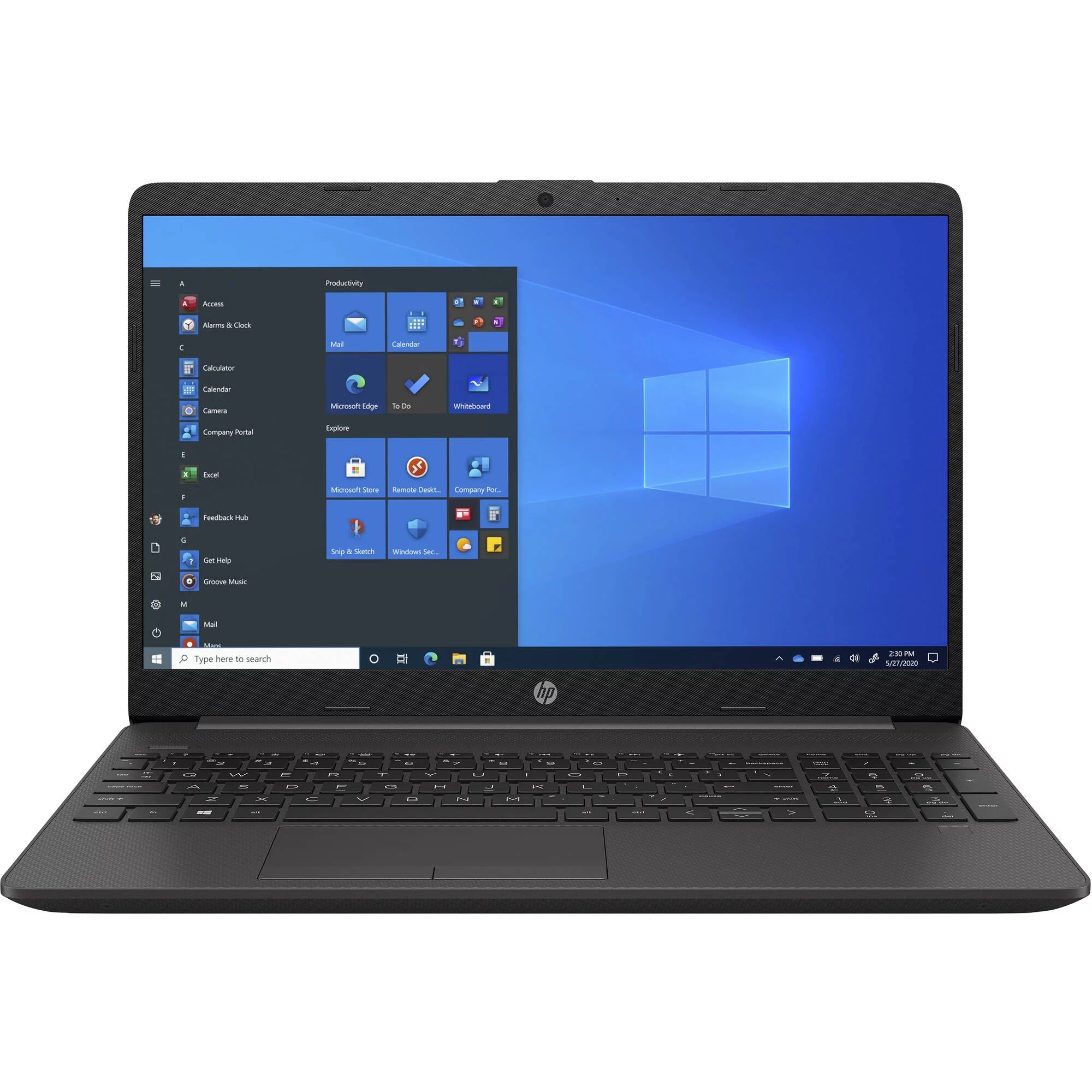 HP 250 G8 2V8K3UT#ABA 15.6 Notebook - Intel Core i7-1165G7 2.8GHz - 8GB RAM - 256GB SSD - 1920 x 1080 - Intel Iris Xe Graphics - Windows 10 Pro - Dark Ash Silver