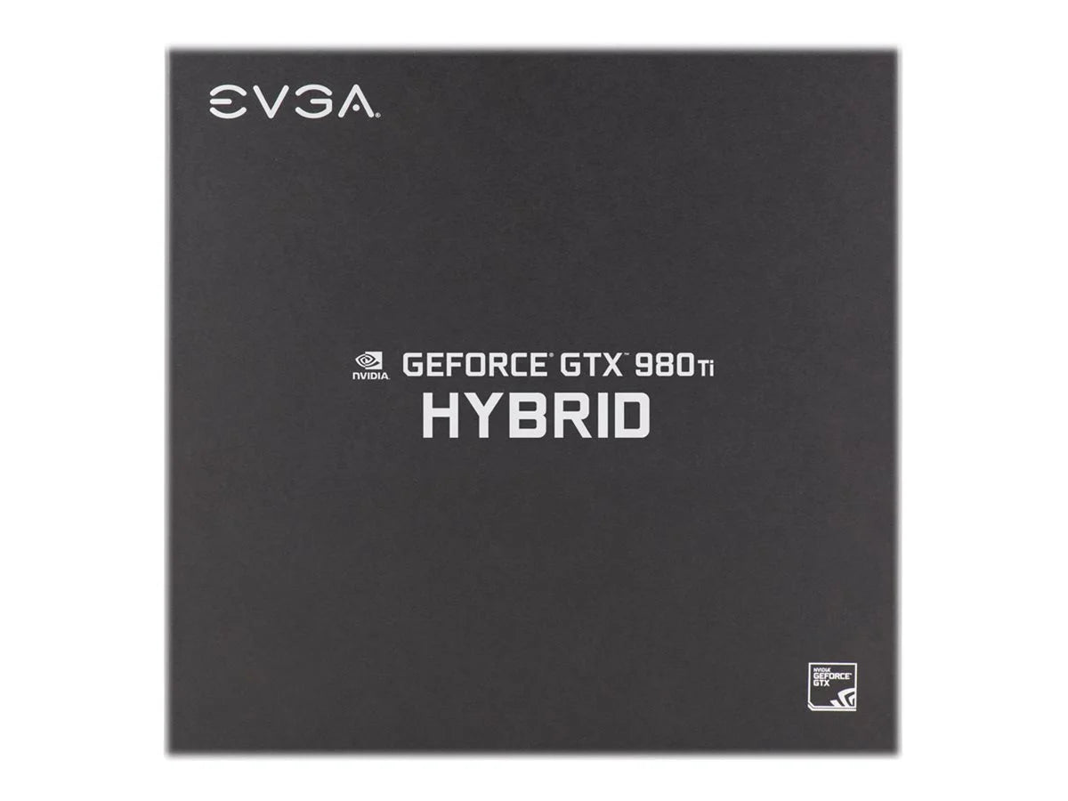 EVGA GeForce GTX 980 Ti HYBRID - Graphics card - GF GTX 980 Ti - 6 GB GDDR5 - PCIe 3.0 x16 - DVI, HDMI, 3 x DisplayPort - black