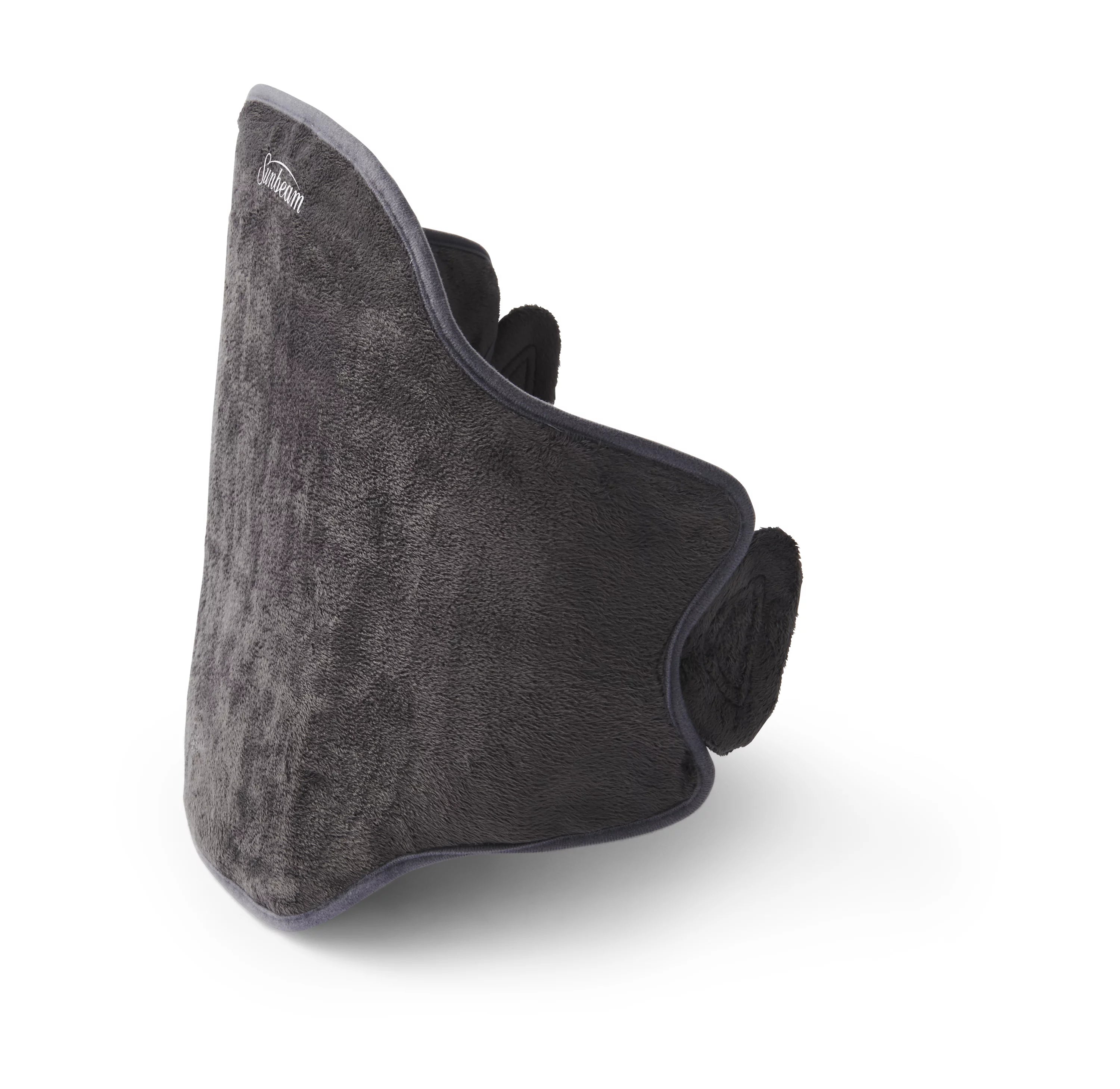 Sunbeam Heated Back Wrap Heating Pad for Back Pain Relief, Gray, 23 x 15