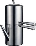 Stainless Steel Neapolitan Drip Coffee Maker With Spout, 3 Cup