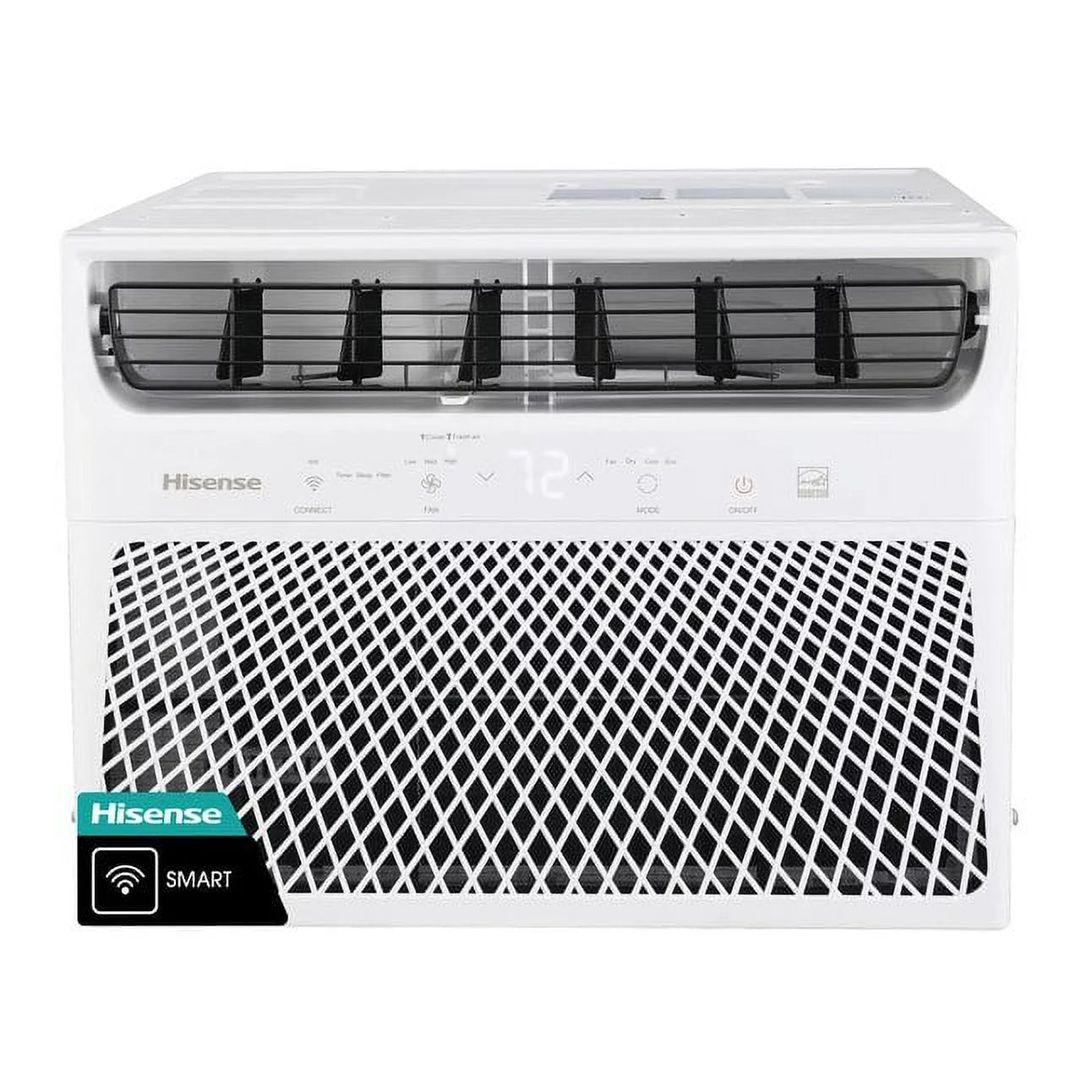 Restored Hisense 11,500 BTU (10,700 BTU Heat) 230V Window Air Conditioner, White (Refurbished)