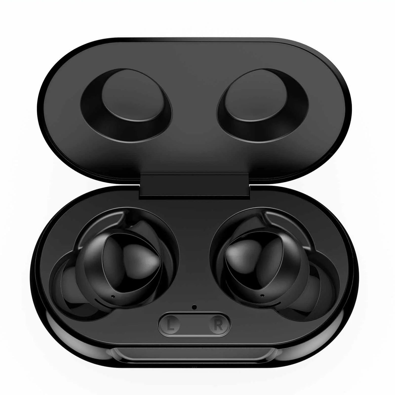 UrbanX Street Buds Plus True Bluetooth Wireless Earbuds For LG Joy With Active Noise Cancelling (Charging Case Included) Black