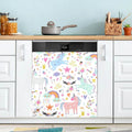 Hyjoy Unicorn Dishwasher Magnet Cover Decorative Magnetic Door Cover Front Dishwasher Cover Decoration Kitchen Magnetic Panel Sticker for Kitchen,23x26inch