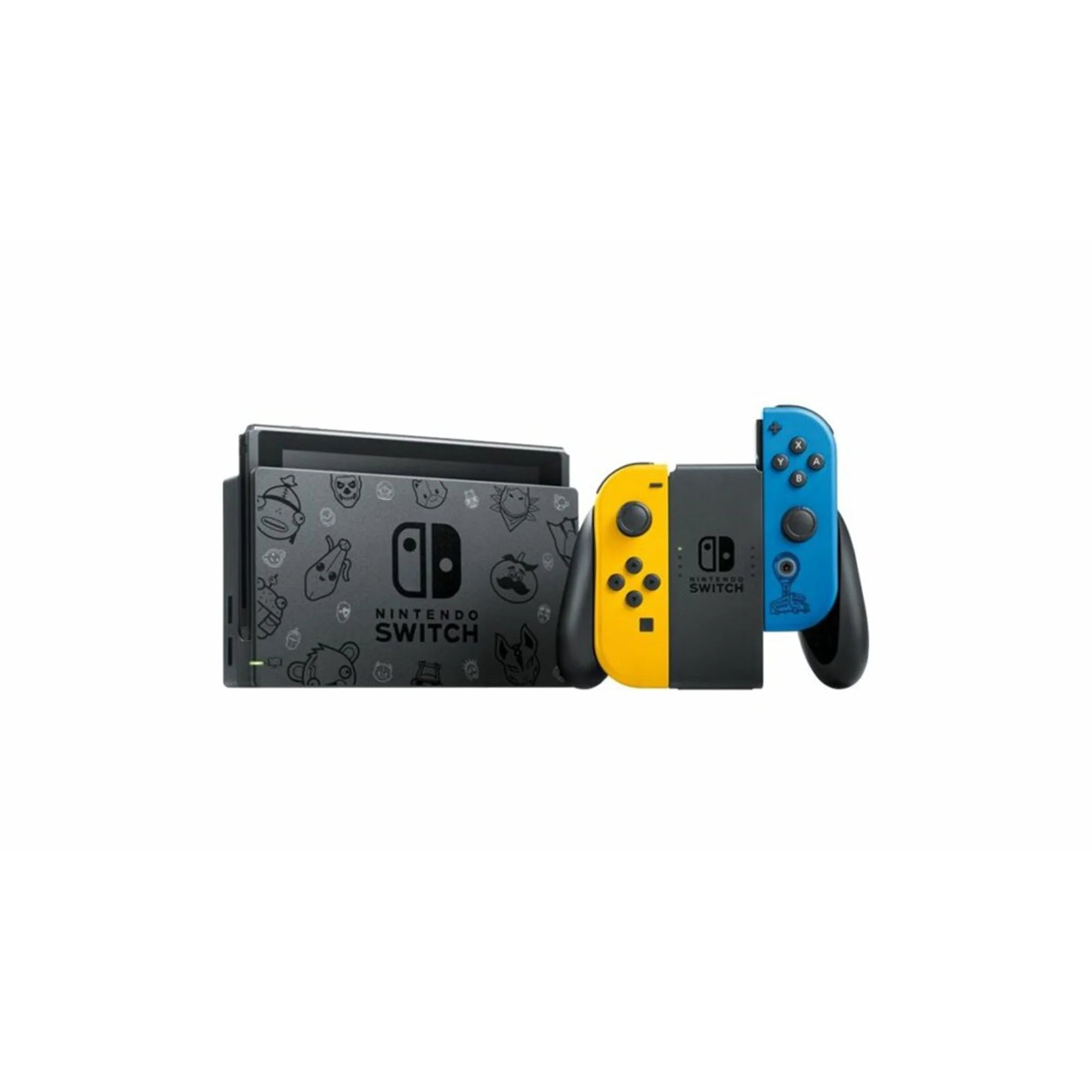 Nintendo Switch Fortnite Edition Wildcat Bundle with Yellow and Blue Joy-Con