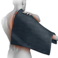 Pure Enrichment PureRelief Pro Far Infrared Ultra-Wide Heating Pad - Deeper Muscle Relief for Back, Neck, Shoulder, & Knee Pain in Athletes, 4 Heat Settings, Dry/Moist Heat, 20¡± x 24¡± Wide Size