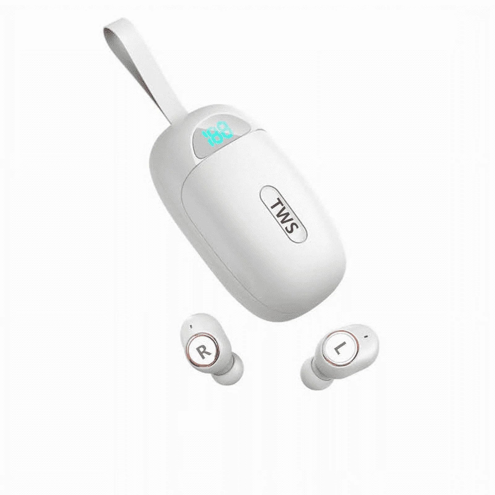 Wireless Earbuds For LG G4c , with Immersive Sound True 5.0 Bluetooth in-Ear Headphones with 2000mAh Charging Case Stereo Calls Touch Control IPX7 Sweatproof Deep Bass