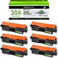 greencycle CF230A Toner Cartridge Replacement Compatible for HP 30A Black Toner Cartridge LaserJet Pro MFP M227fdw M227fdn M227sdn M203dn M203dw M203d Printer Ink Cartridge (6PCS)