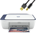 HP Wireless Color Inkjet Printer, Copy Scan, Mobile+ Printer Cable Blue