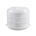 KABOER Microwave Round Steamer with Lid Cookware Steamer Microwave Cooking Tools