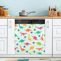 Hyjoy Dinosaur Dishwasher Magnet Cover Decorative Magnetic Door Cover Front Dishwasher Cover Decoration Kitchen Magnetic Panel Sticker for Kitchen,23x26inch