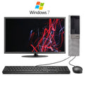 Used Dell OptiPlex Windows 7 Desktop Computer Bundle with a Intel i3 Dual Core Processor 16GB of Ram 1TB HDD DVD and Wi-Fi