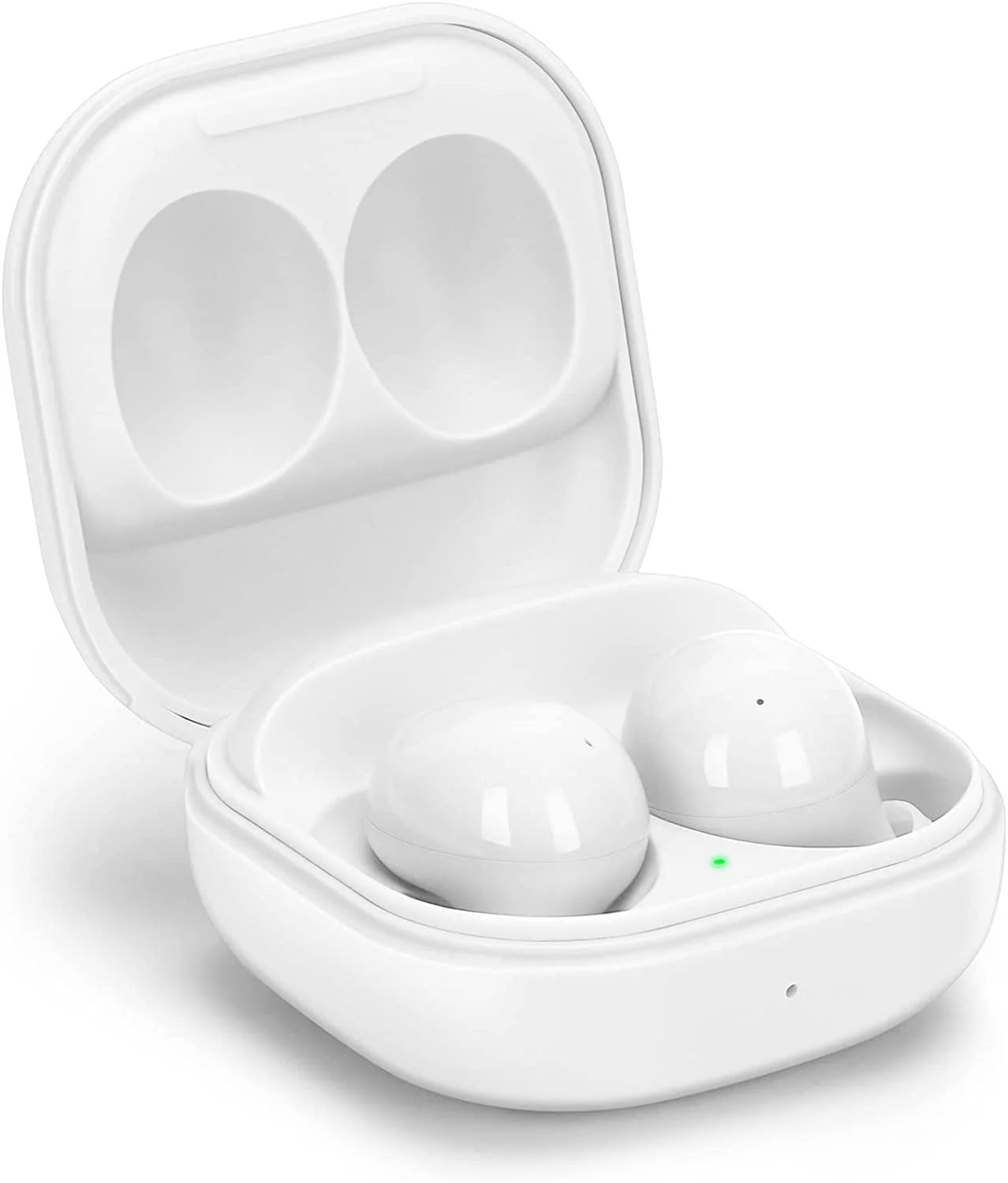 UrbanX Street Buds 2 for LG V60 ThinQ 5G UW - Truly Wireless Bluetooth Headphones with Noise Isolation, Amplified Bass and Dual Dynamic Microphone - White